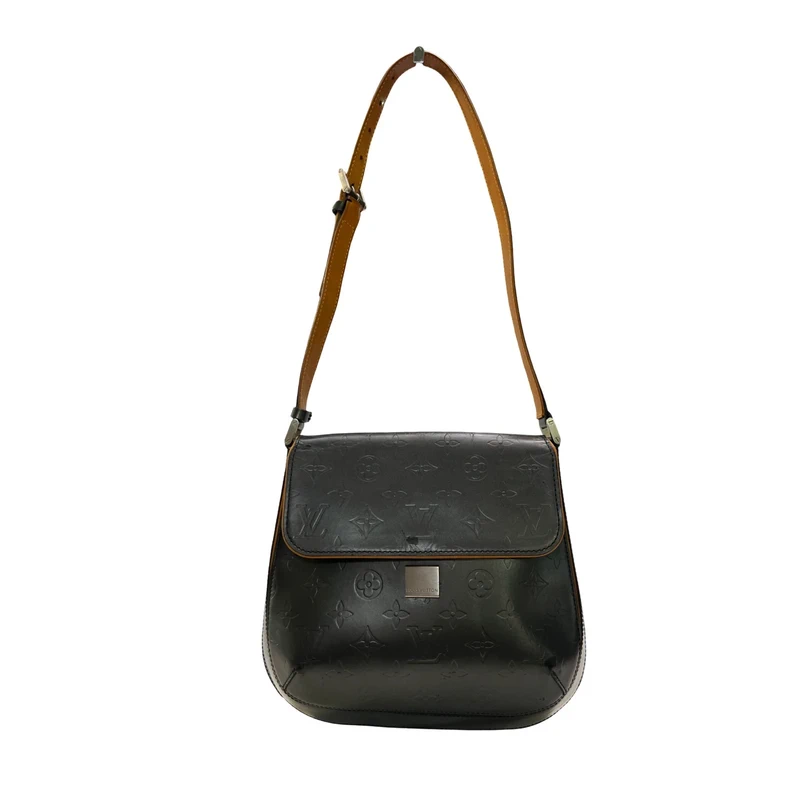 Louis Vuitton Louis Vuitton Vernis Webster Shoulder Bag Matte Gray Monogram Authentic