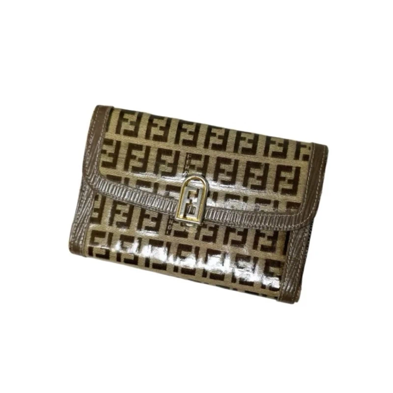 Fendi Rare Vintage Fendi Zucchino Wallet