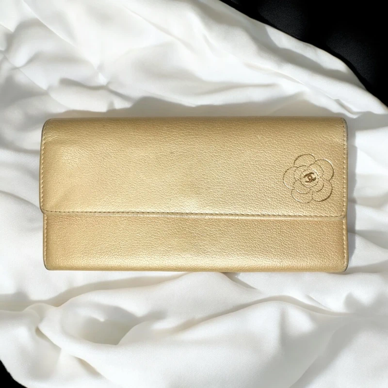 Chanel Chanel Camellia Long Flap Wallet
