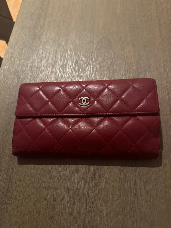 Chanel Chanel Burgundy wallet