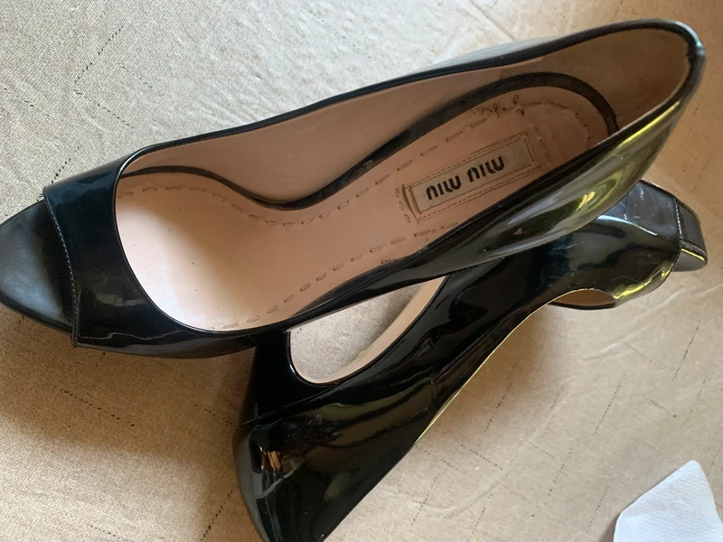 Miu Miu Miu Miu Patent Leather Heels