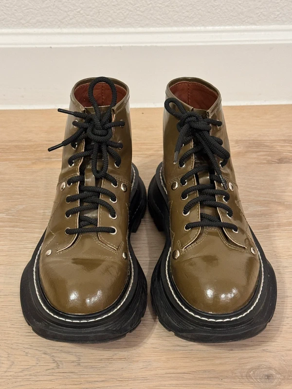 Alexander McQueen Alexander McQueen platform combat boots