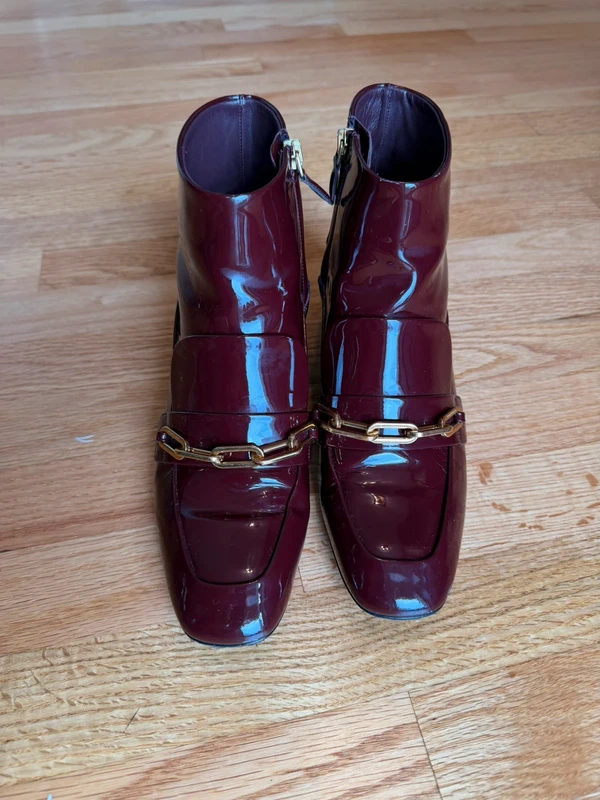 Burberry Burberry Patent Leather Boots